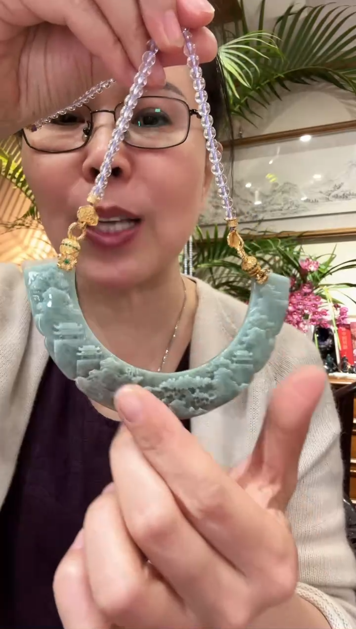 【闪购商品】翡翠颈饰未镶嵌国风