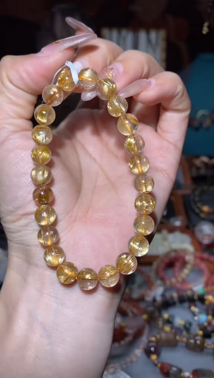 【闪购商品】水晶手串未镶嵌钛板晶