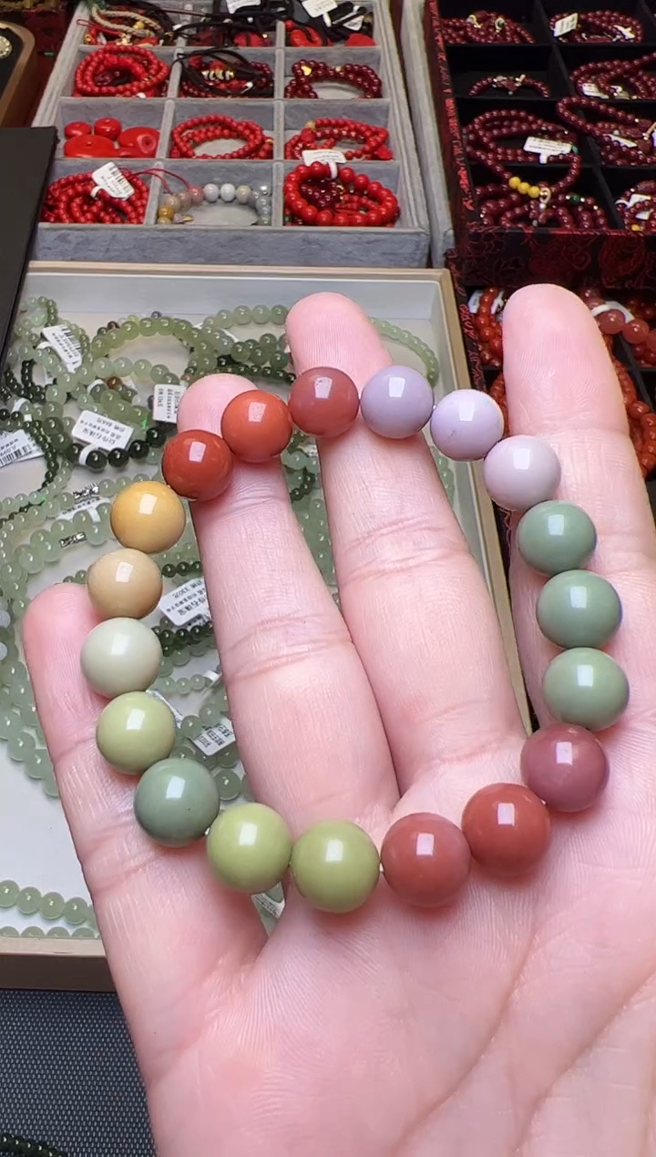 未镶嵌手串玛瑙/玉髓闪**紫玛瑙单圈手串