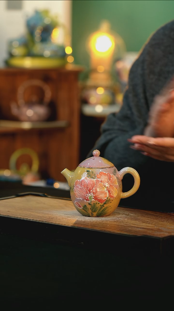 【闪购商品】杯手绘心瓷陶瓷浮力