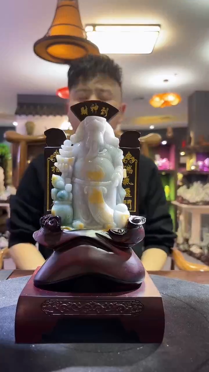 【闪购商品】定制翡翠未镶嵌F/0219/Y/财神