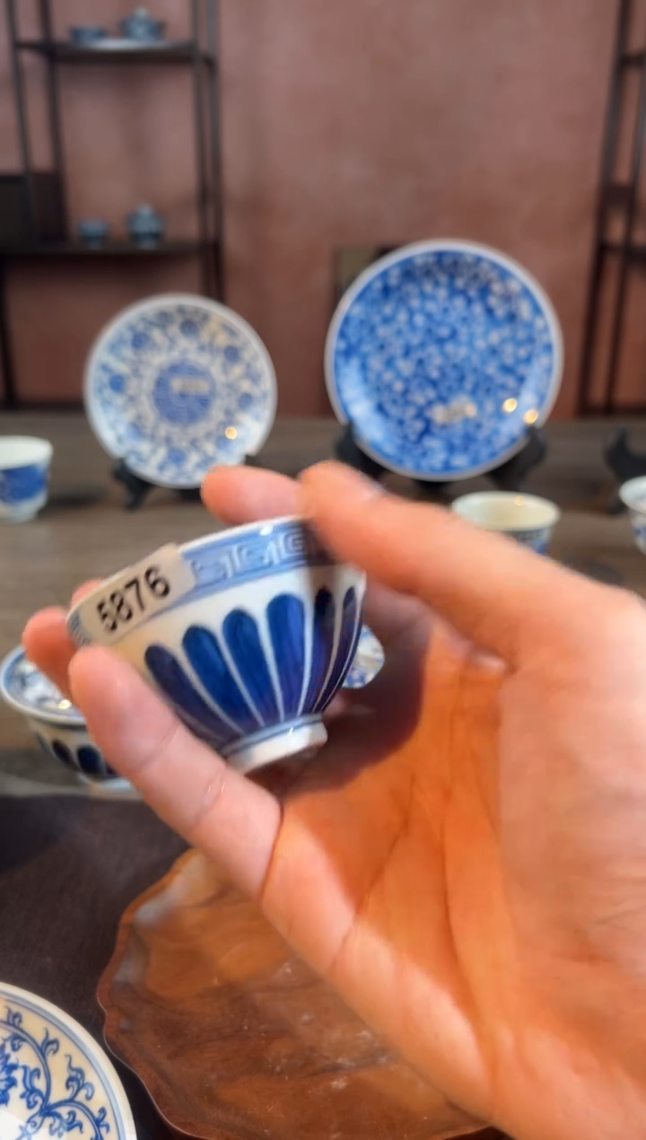 5876天禄言瓷手工手绘茶器