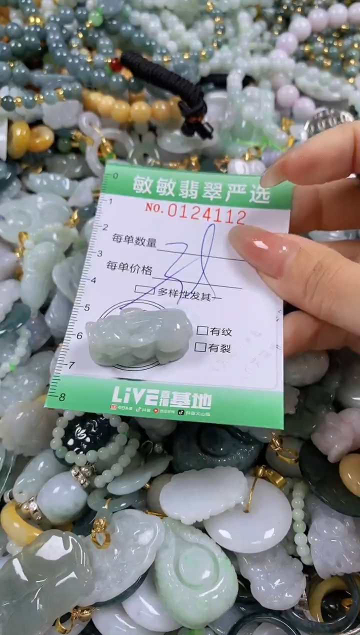 【闪购商品】翡翠颈饰未镶嵌闪购0124112多样性发其一