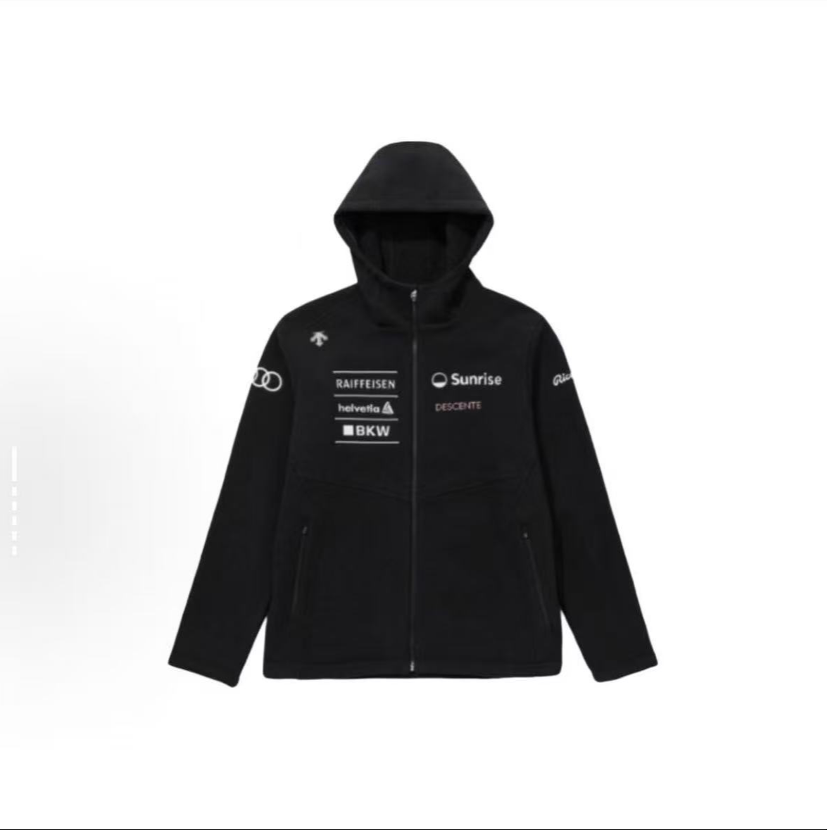 DESCENTE/迪桑特SWISS SKI系列 奥迪联名连帽冲锋衣 SQ323SJK91