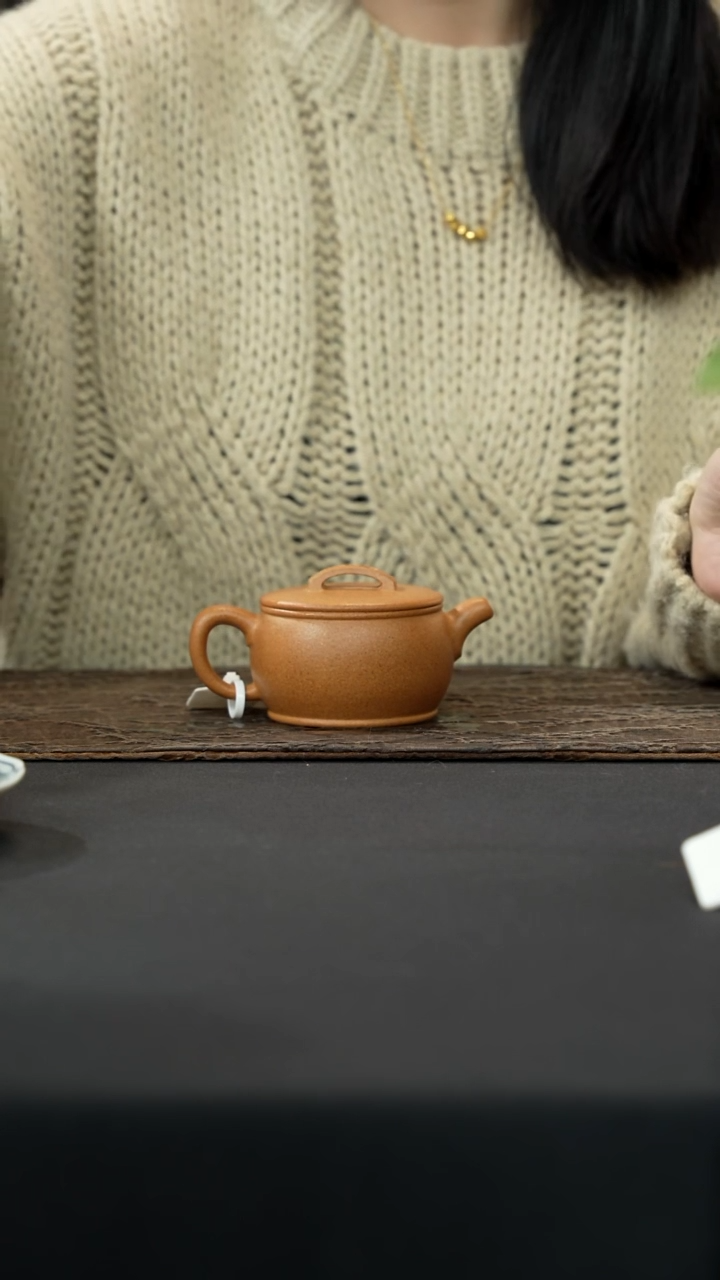 【闪购商品】紫砂茶壶黄降坡传统汉瓦壶160cc