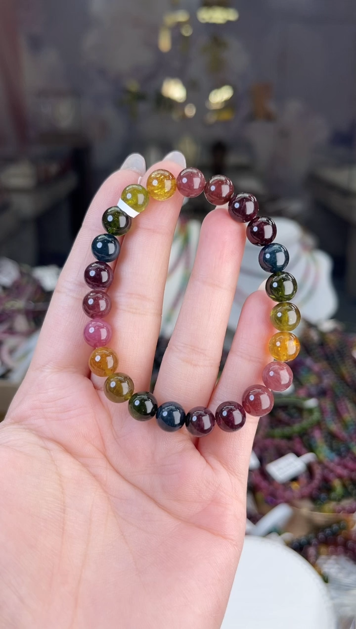 【闪购商品】碧玺/未镶嵌8mm+碧玺单圈多样性发货