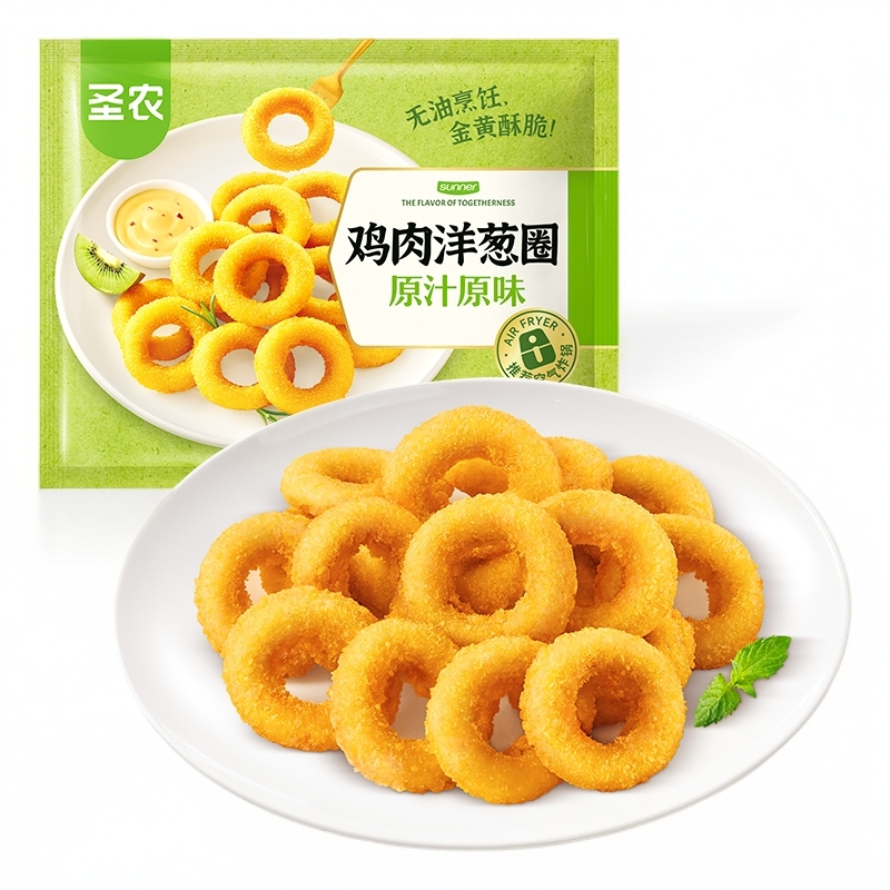 圣农原汁原味鸡肉洋葱圈200g