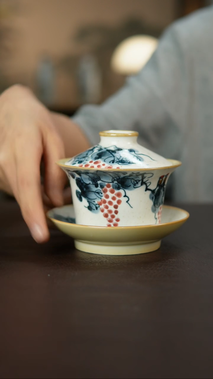 景德镇杯碗柴烧多人