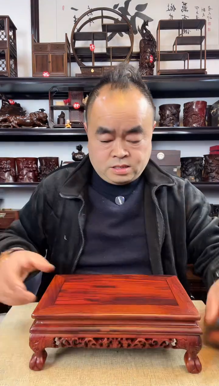 木老李红木工艺品805瑕疵