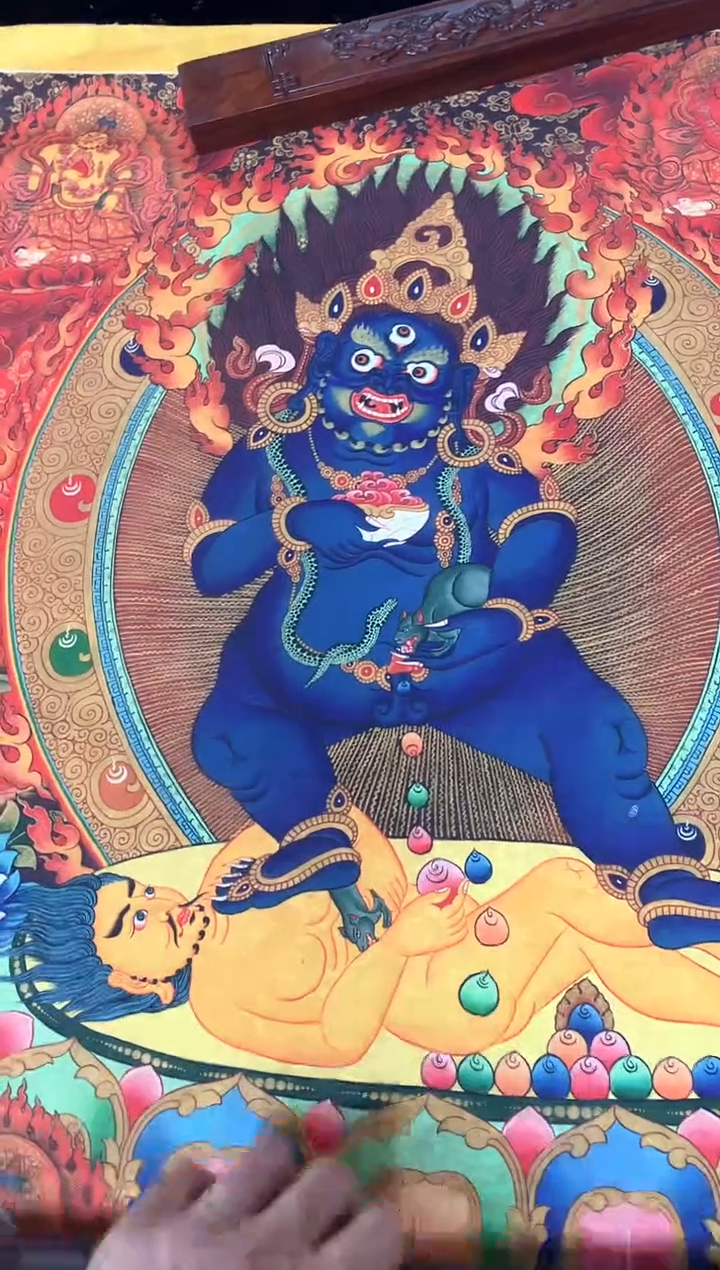 卷轴画174黑财神