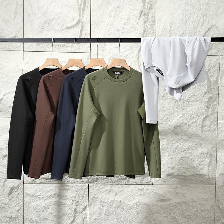 【即发】‘小D+Training’综训运动简约弹力休闲纯色长袖抗皱百搭卫衣