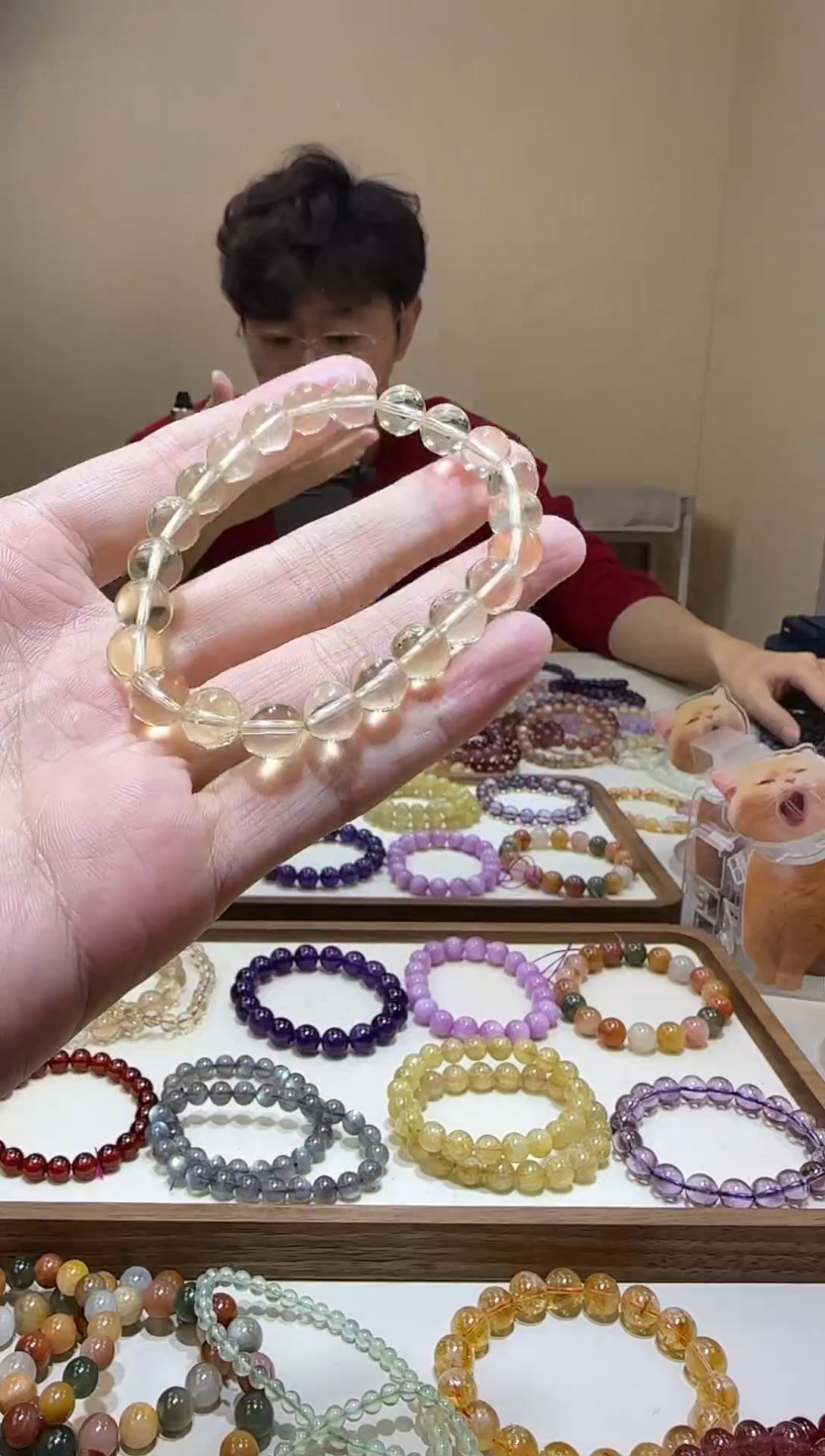 【闪购商品】水晶手链未镶嵌柠檬黄水晶8+