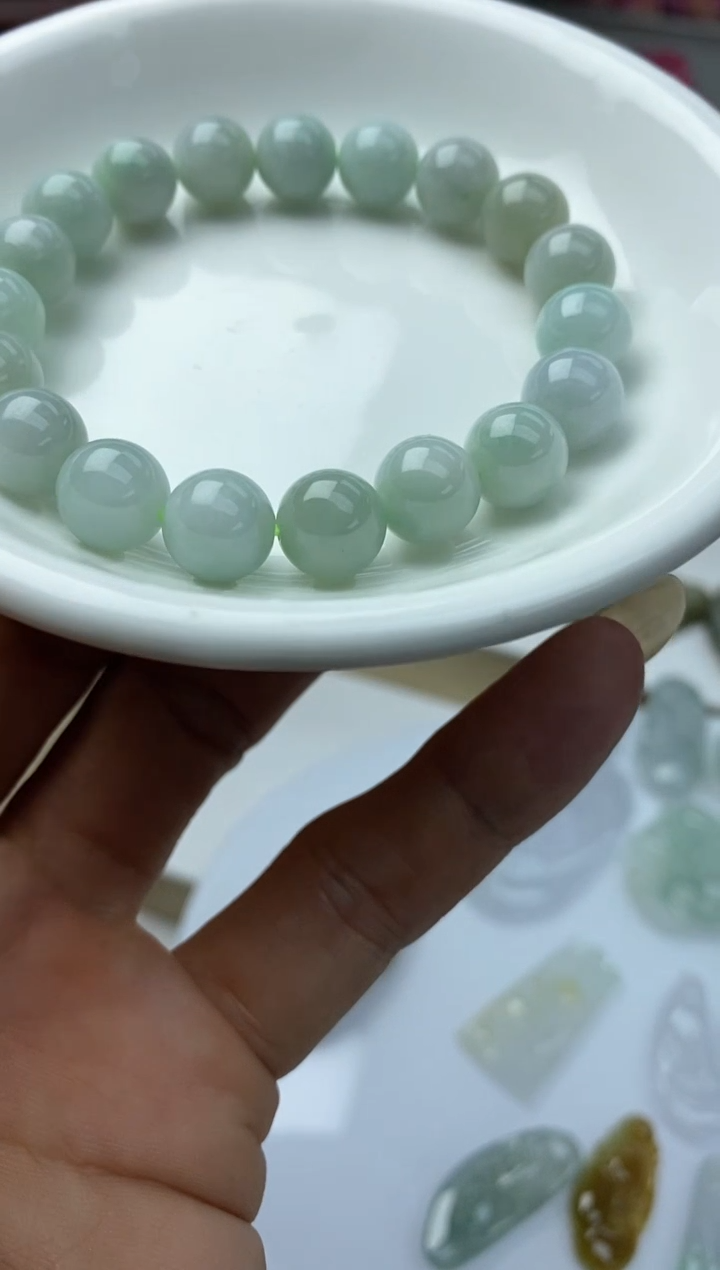 颈饰未镶嵌翡翠31天然缅甸翡翠A货卡10
