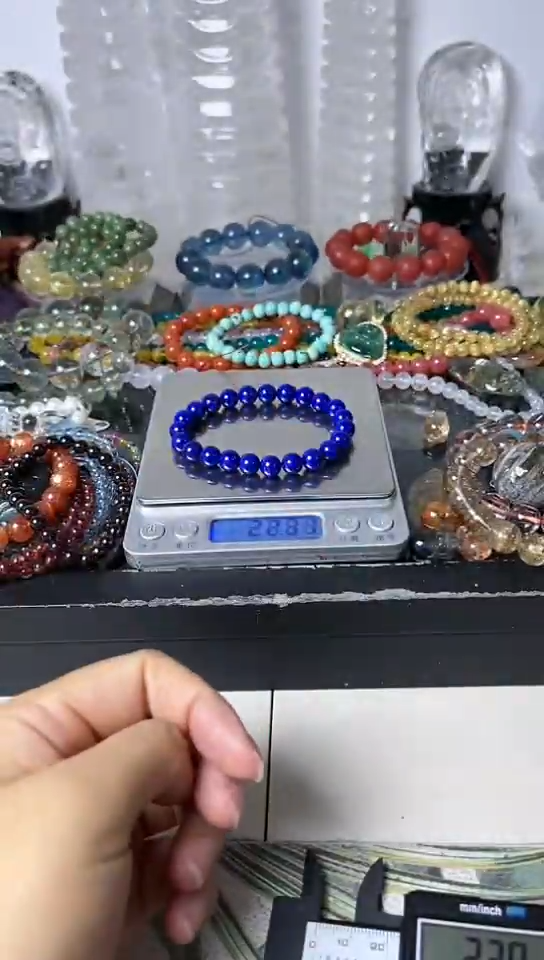 【闪购商品】青金石手链未镶嵌矿坑37