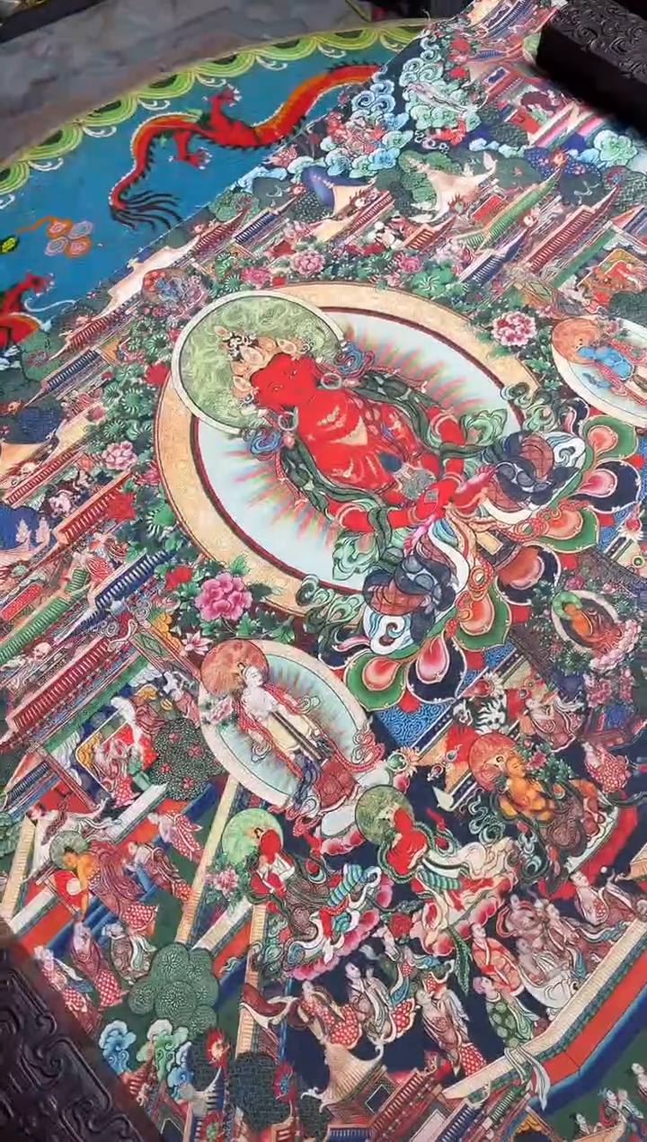 卷轴画天天的唐卡tk160