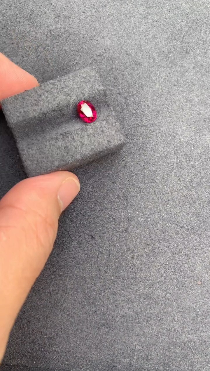 【闪购商品】红宝石裸石未镶嵌1ct鸽血红