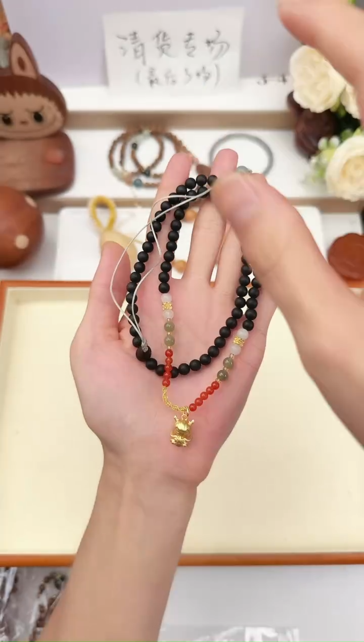 降真香吊坠项链天使