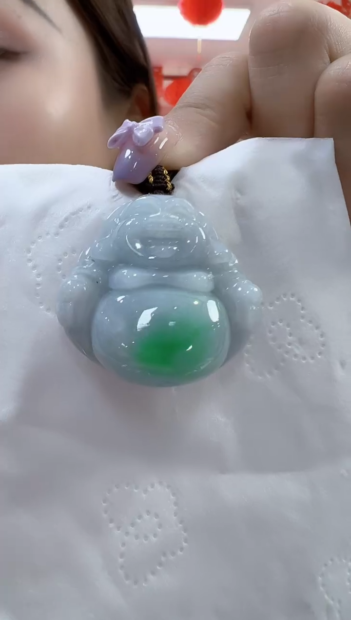 翡翠未镶嵌颈饰孤品葫芦高33宽33厚12