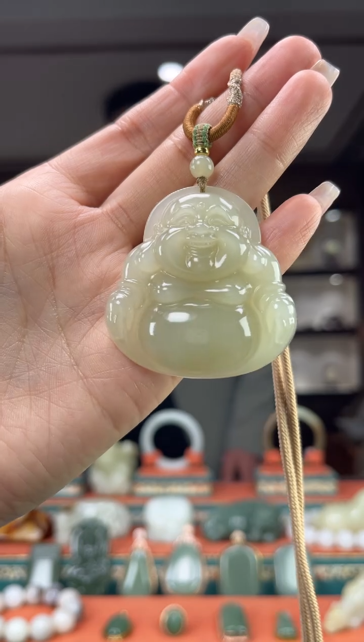 【闪购商品】和田玉颈饰未镶嵌佩佩48mm左右