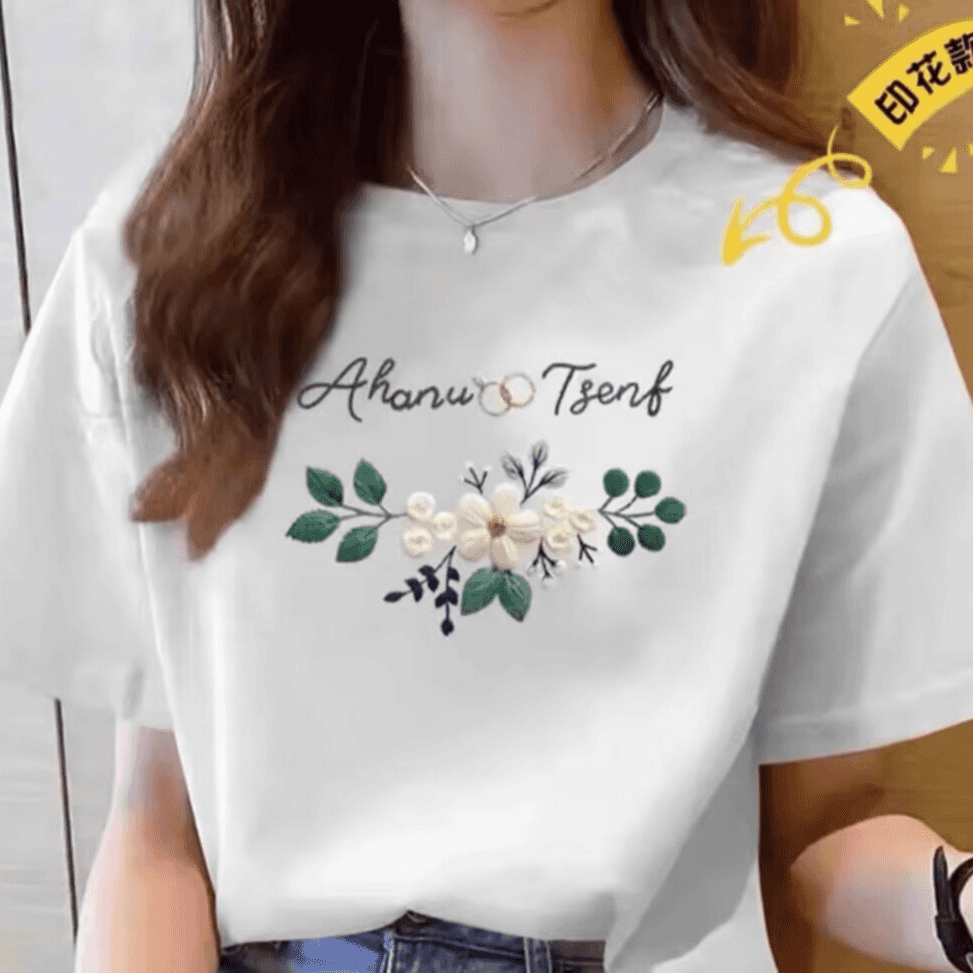 【100%纯棉】上新女款女士百搭潮流短袖t恤春夏圆领显瘦半袖