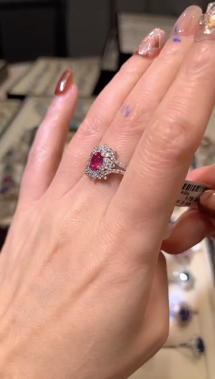 【闪购商品】定制碧玺戒指未镶嵌戒指