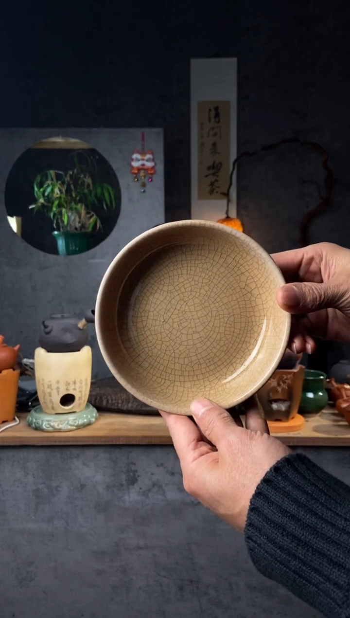 【闪购商品】全手工原矿潮州开片壶承