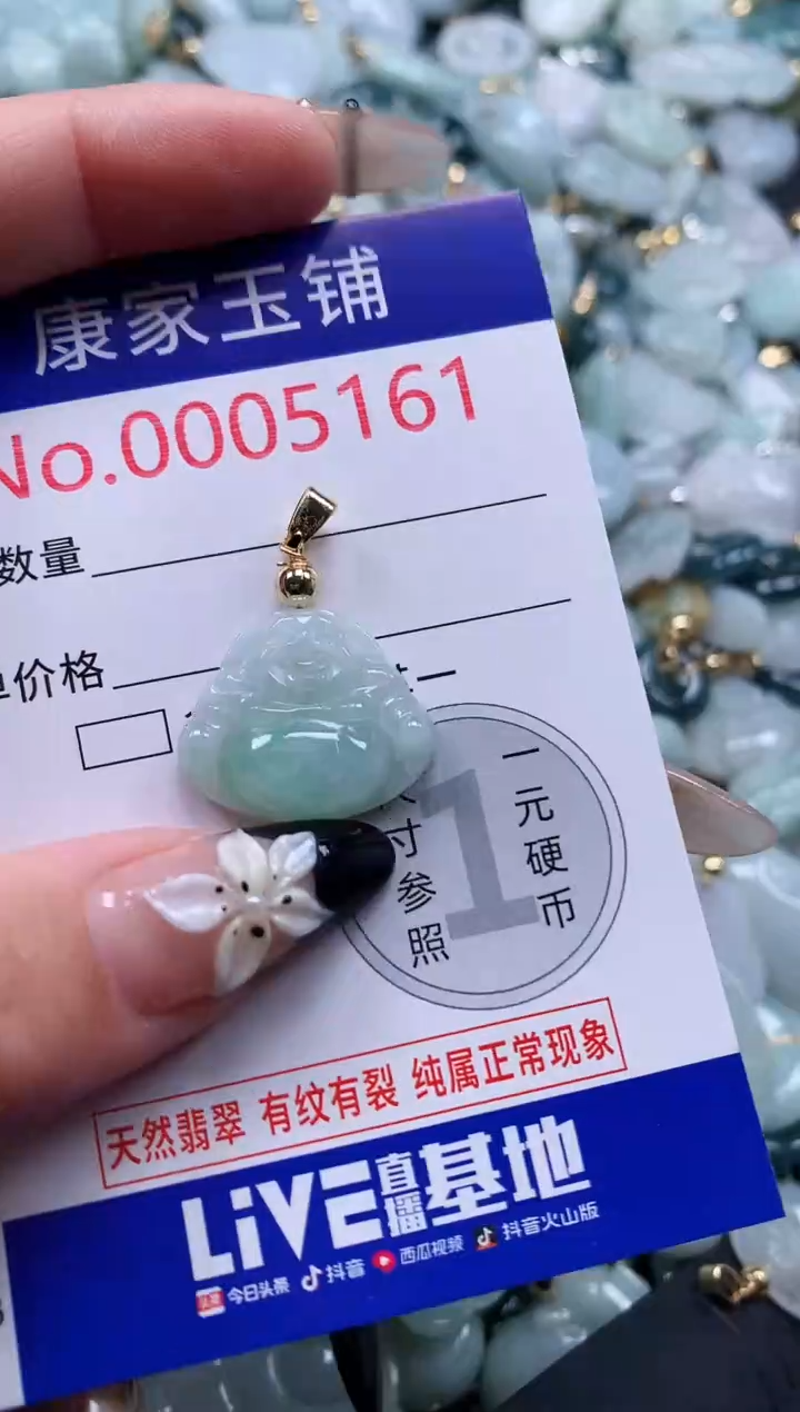 翡翠未镶嵌吊坠(不含链)5161