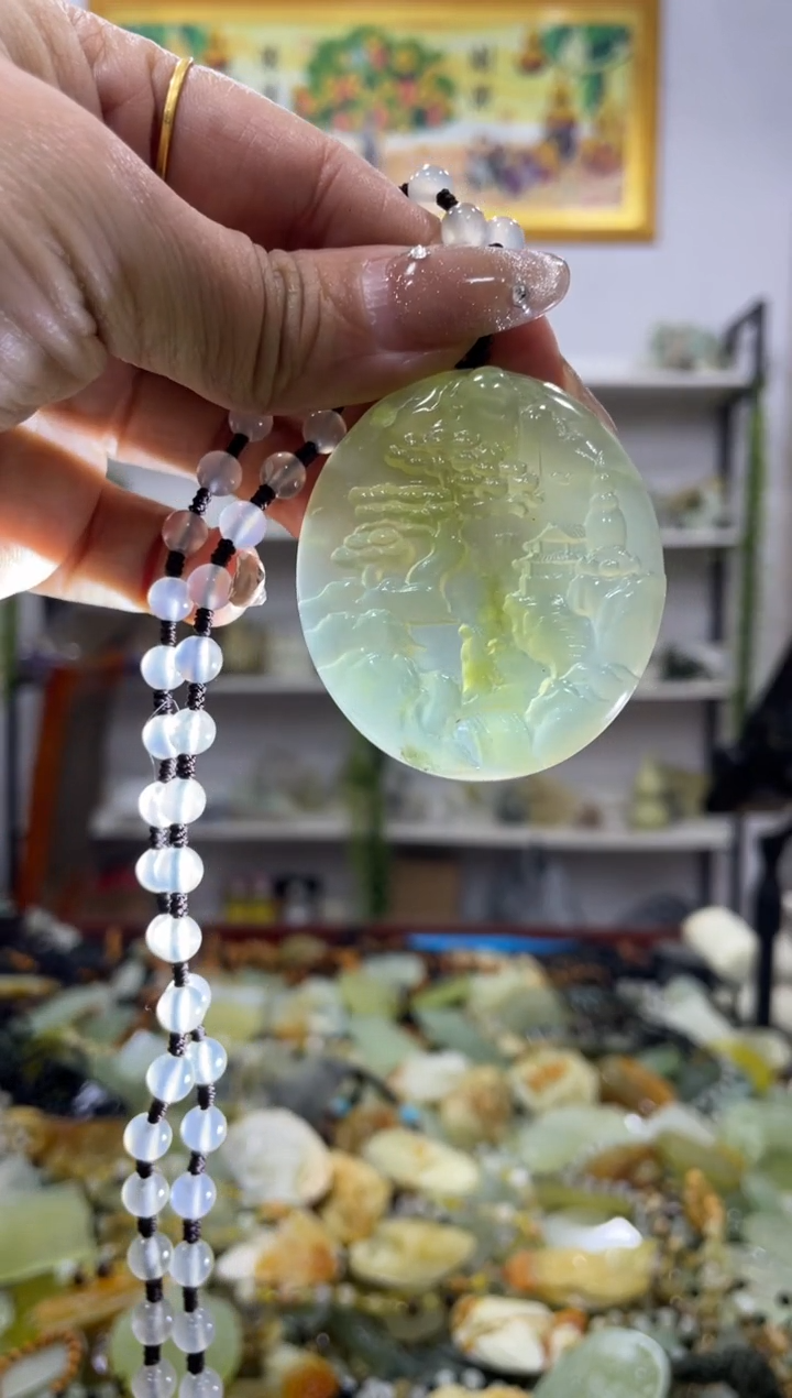 【闪购商品】岫玉吊坠未镶嵌           