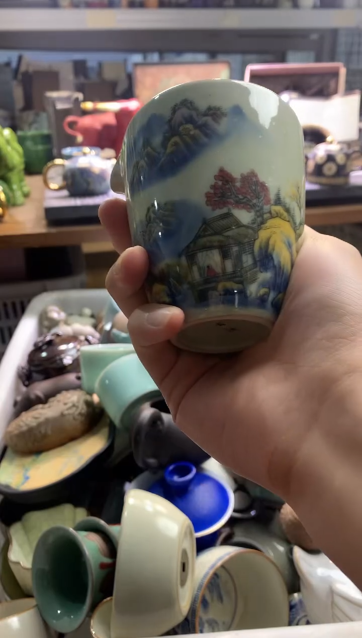 茶具茶壶、盖碗、主人杯、客杯（轻轻微瑕介意勿拍）