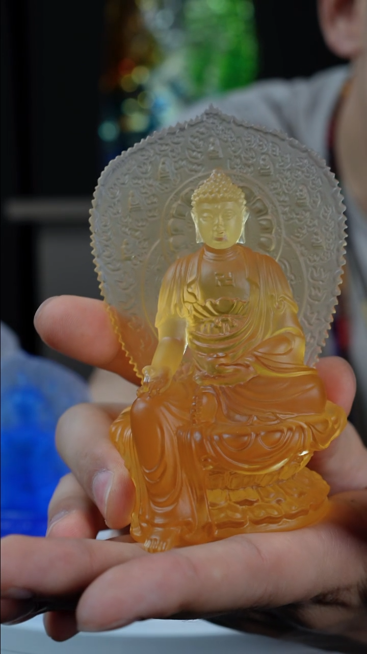 茶宠药老师少某林寺高13厘米琥珀色