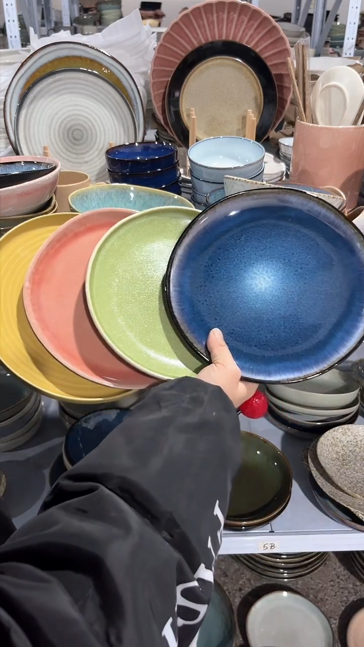 【闪购商品】瓷片外贸尾货瑕疵满20包邮X4 小盘组合