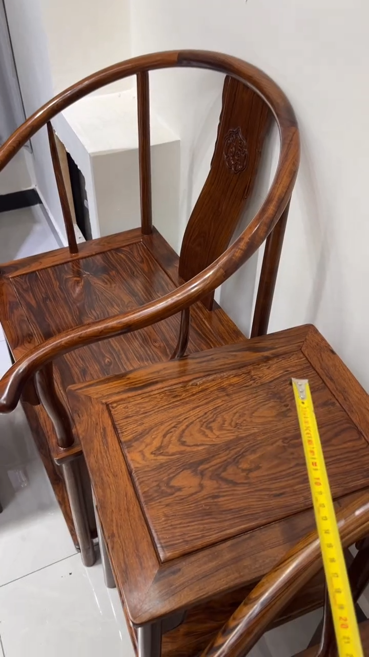 【闪购商品】木圈椅三件套 三件套