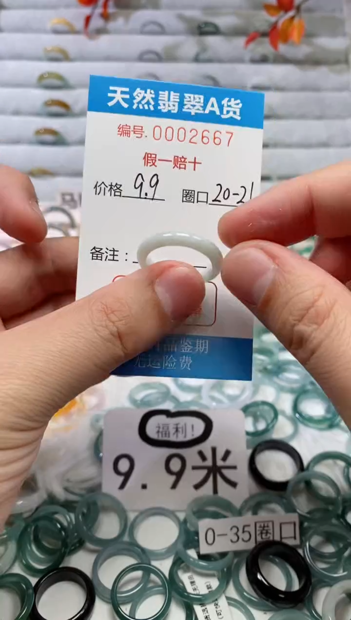 【闪购商品】翡翠戒指未镶嵌00002667