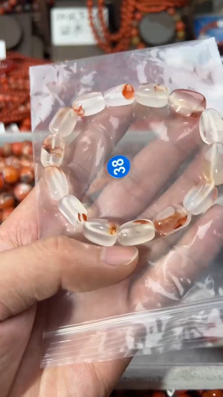 南红玛瑙手串未镶嵌8