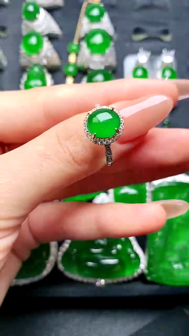 【闪购商品】翡翠戒指未镶嵌女戒