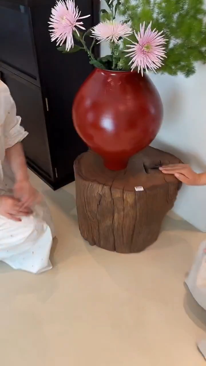 茶道摆件0000木墩子48*40 7002