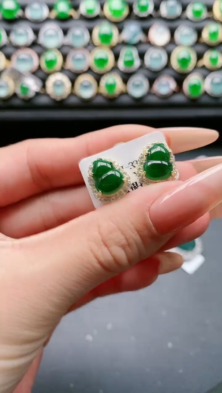 【闪购商品】翡翠戒指银S925镶嵌1111111