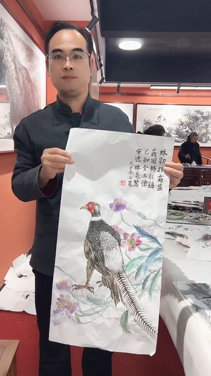 国画朱路军/国画/花鸟