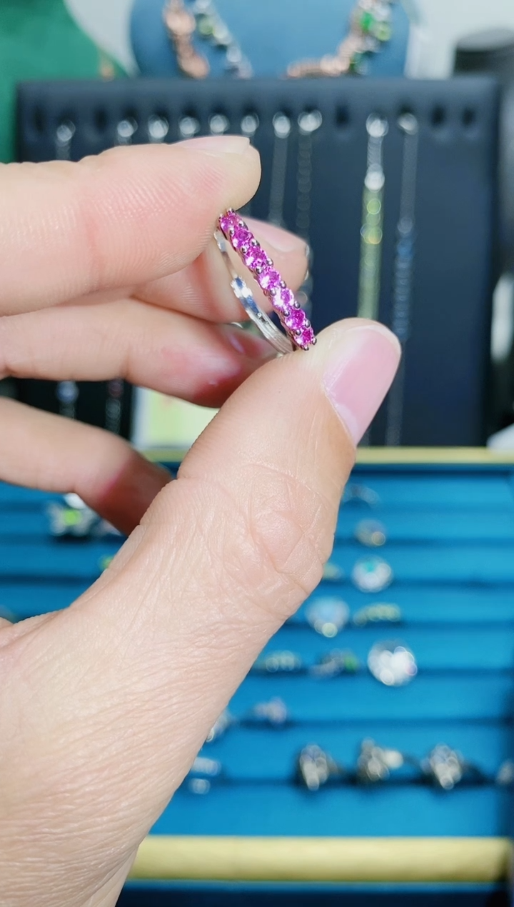 【闪购商品】蓝宝石戒指14K金镶嵌11222