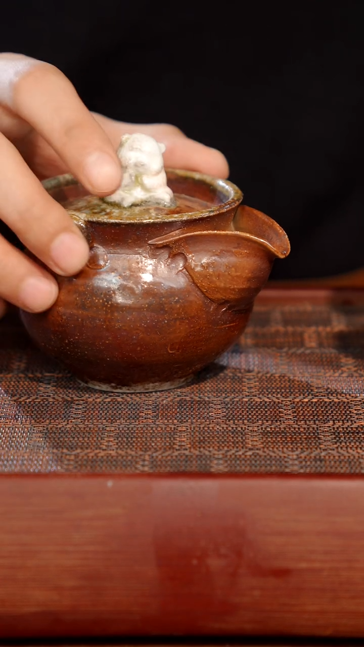 陶瓷奢瓷/瑞寅柴烧茶器（宝瓶）787 微瑕