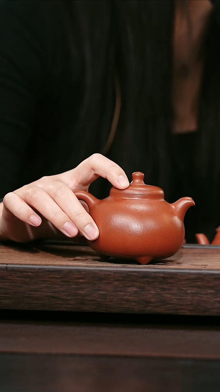 茶壶紫砂原矿紫砂壶  乳鼎  