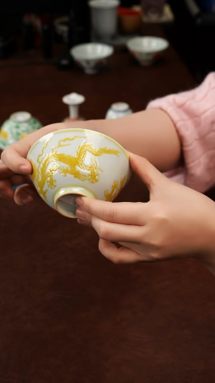 t*景德镇瓷器，青花瓷手绘茶具~