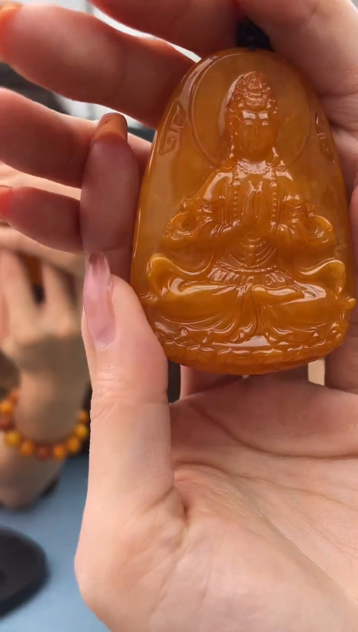 【闪购商品】蜜蜡珠宝奇石未镶嵌微瑕配绳假一罚十，040