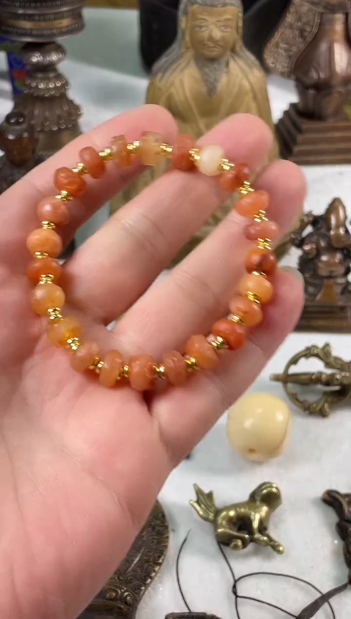 直播间的红色珠一条 已编好