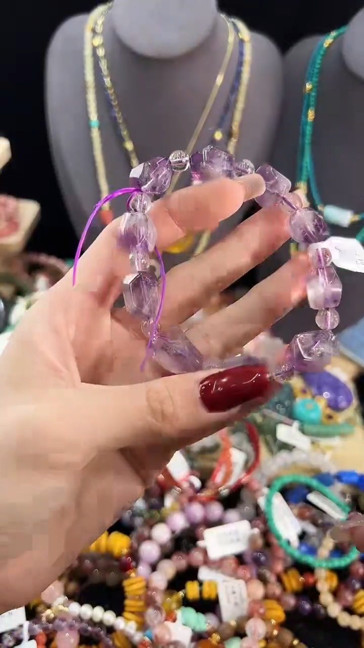 【闪购商品】紫晶手链未镶嵌手串