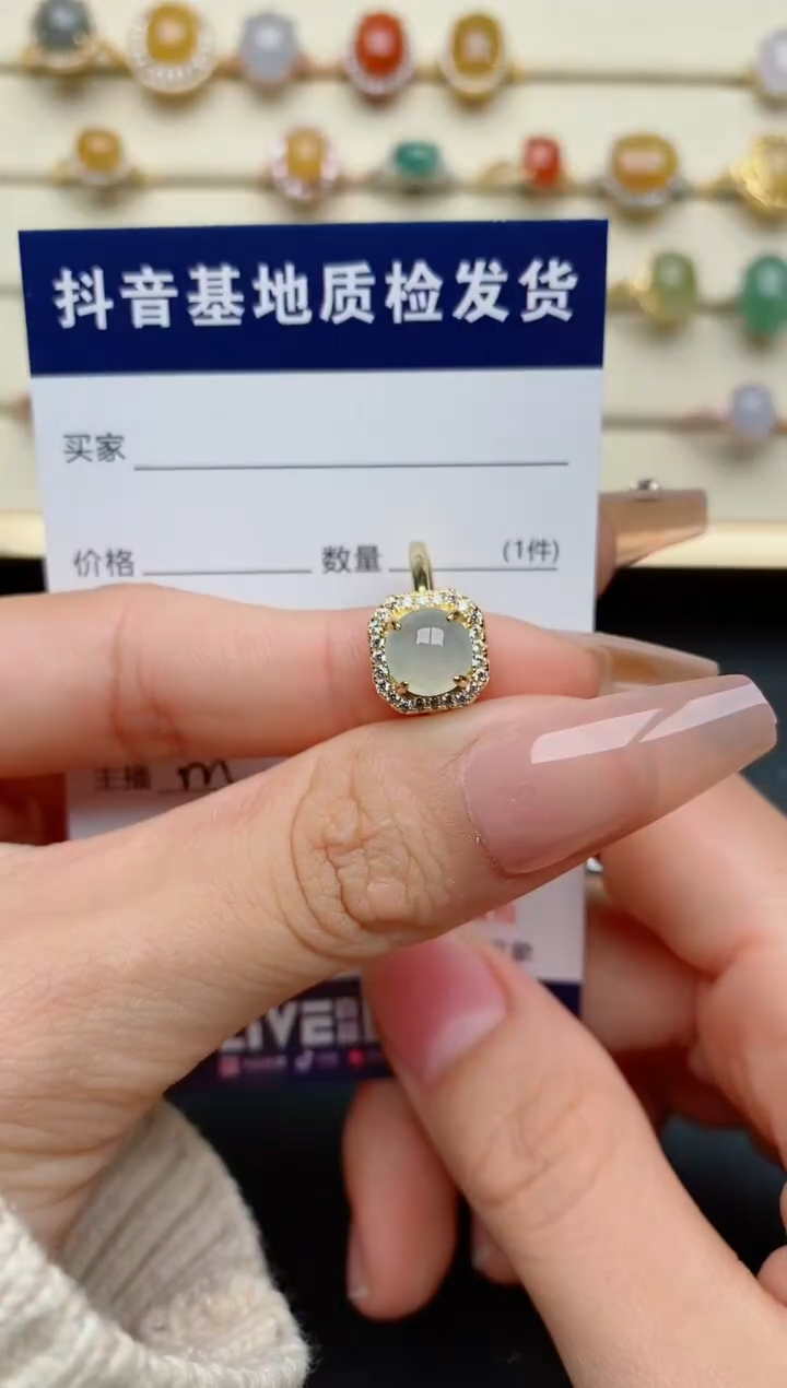 【闪购商品】翡翠戒指银S925镶嵌...........