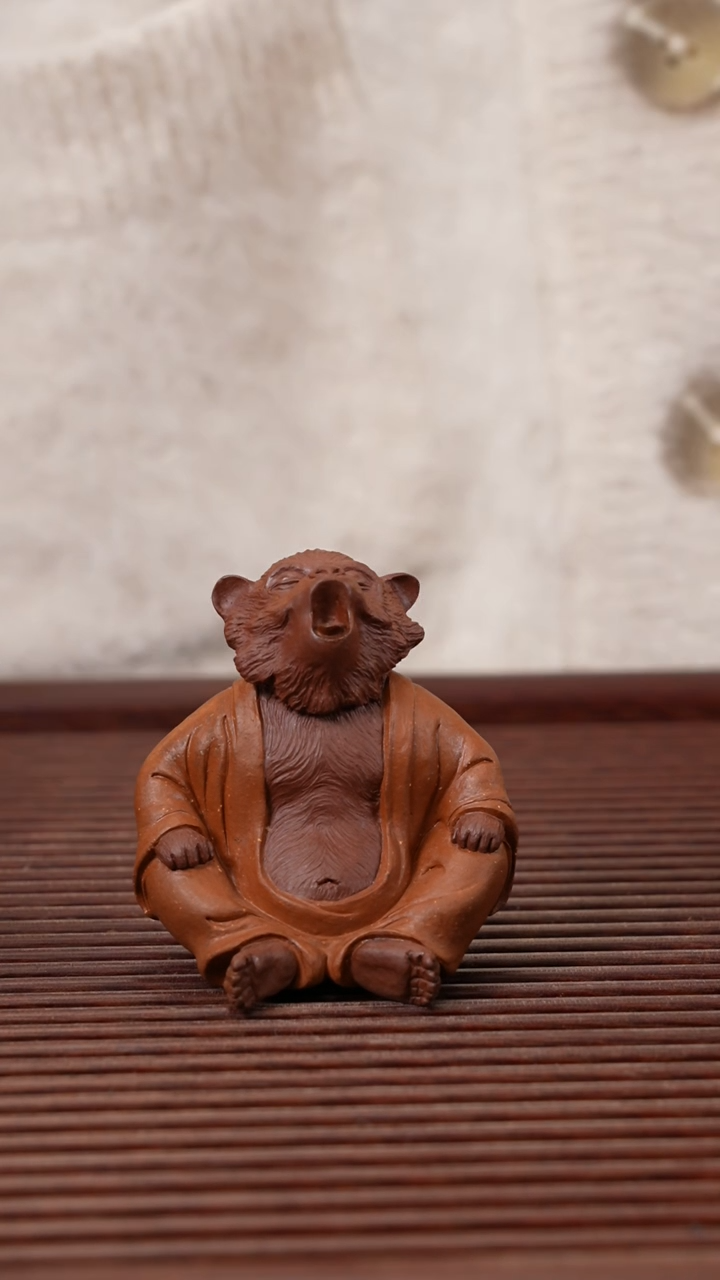 【闪购商品】紫砂茶宠精工小猴