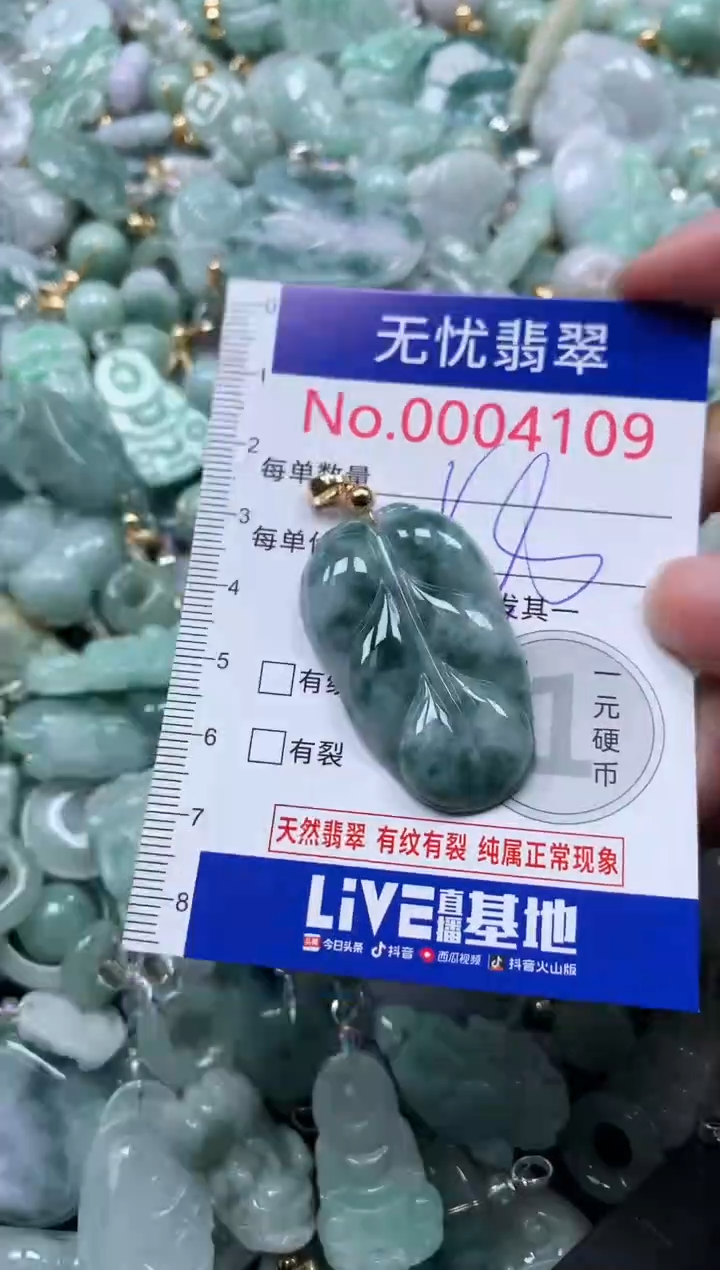 颈饰未镶嵌翡翠4109