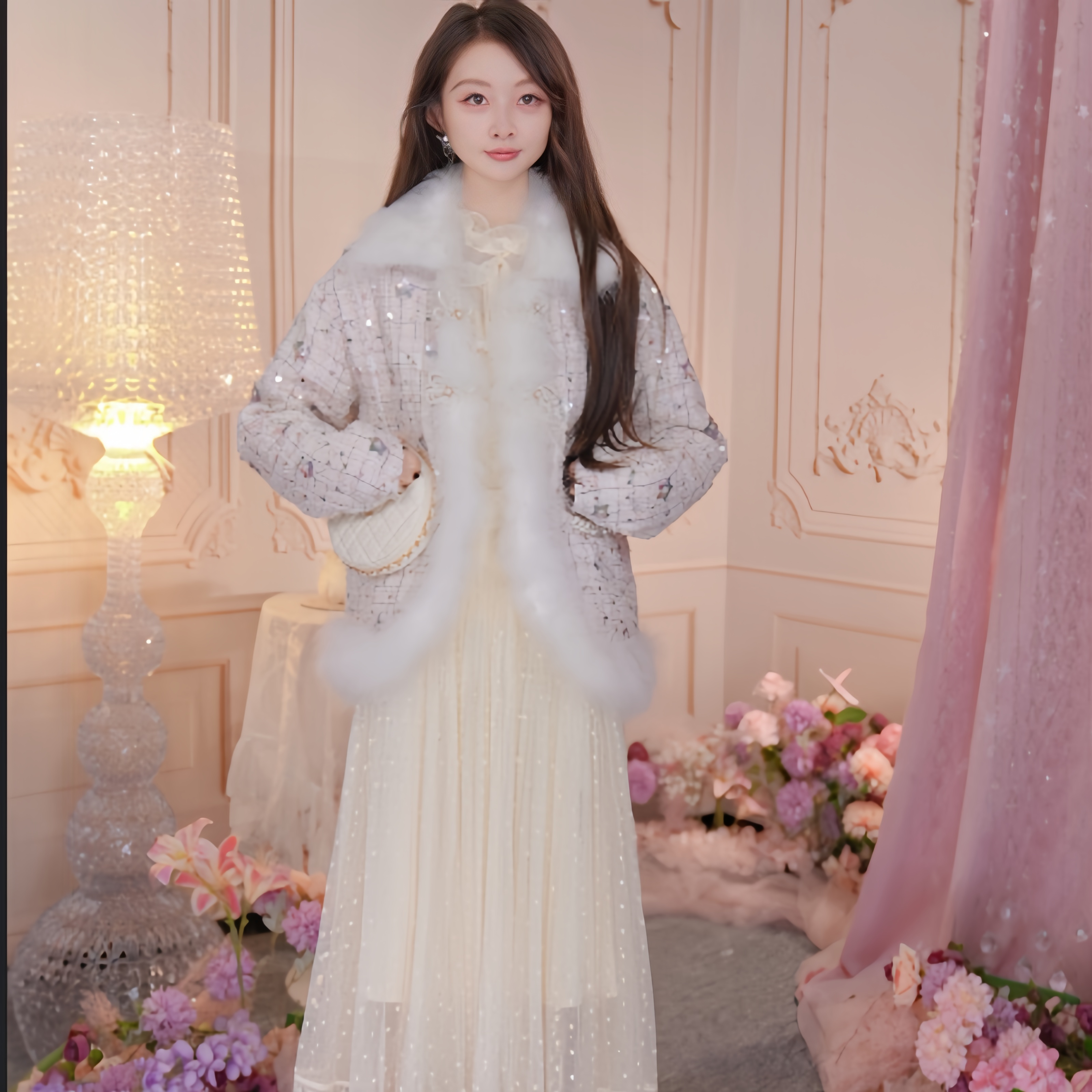 CHARFEN朝峰秋羽绒冬季女气质FJF5D605-6037Y