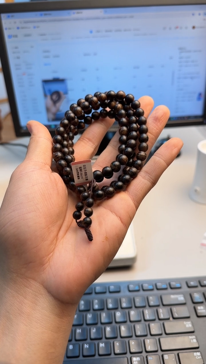 沉香手串湘****晓达拉干沉香收藏级